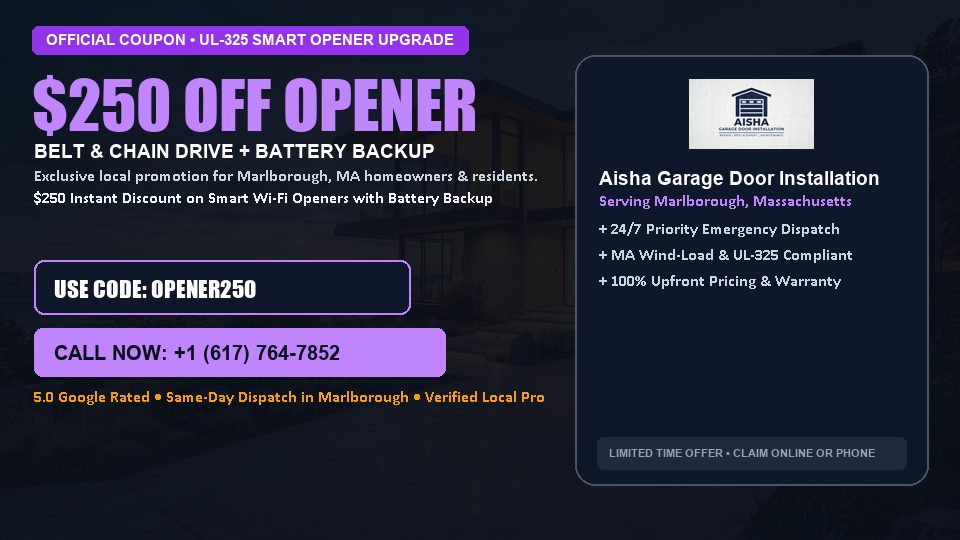 Aisha Garage Door Installation $250 OFF Premium LiftMaster Opener Installation